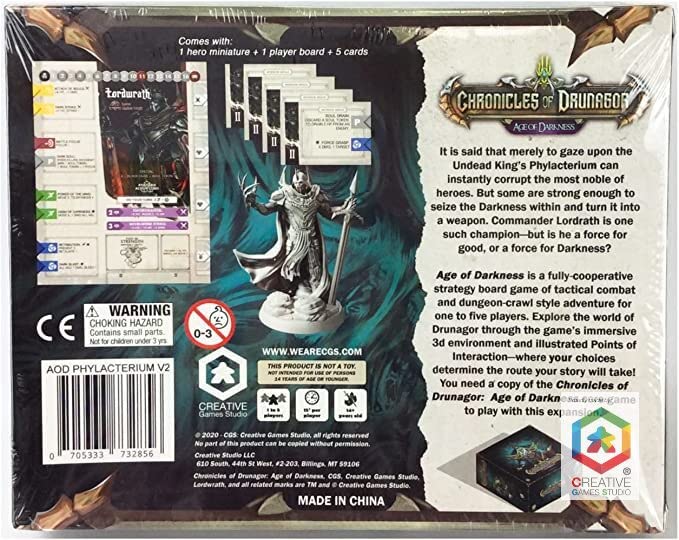 Chronicles of Drunagor: Age of Darkness – Lordwrath Extra Hero – Reprint | Requires base game, Additional hero, New abilities and gameplay options, Fantasy setting, Cooperative campaign