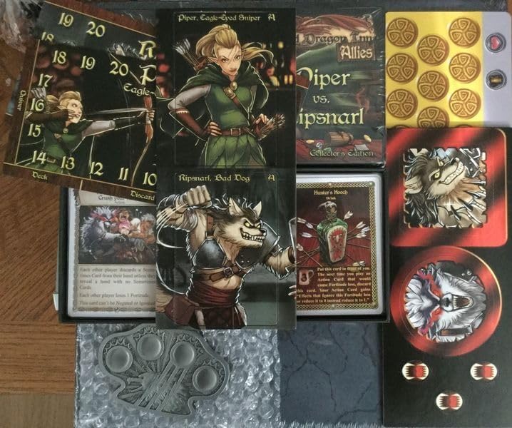The Red Dragon Inn: Allies - Piper vs. Ripsnarl - Card Game Expansion | Ages 13+ - Compatible with All Other Expansions