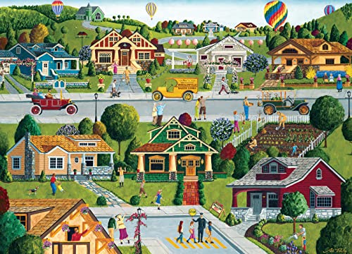MasterPieces 1000 Piece Jigsaw Puzzle For Adults, Family, Or Youth - Bungalowville - 19.25"x26.75" - size: 1000 Piece