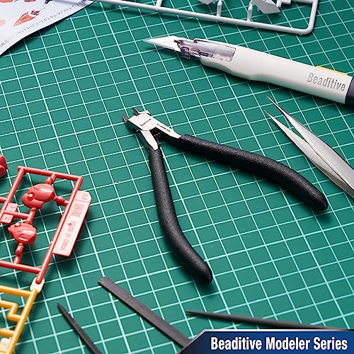 Beaditive Single Blade Nipper for Plastic Model - Plastic Sprue Cutter - Gunpla, Gundam Model, Scale Model Building - style: Straight