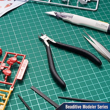Beaditive Single Blade Nipper for Plastic Model - Plastic Sprue Cutter - Gunpla, Gundam Model, Scale Model Building - style: Straight