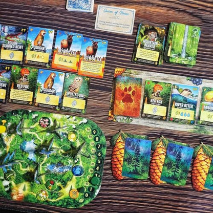 Weird City Games Canopy Evergreen, Strategy Board Game | For 1 to 4 Players and Ages 10+