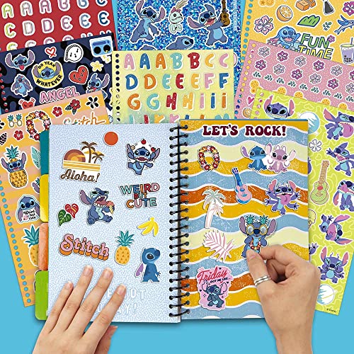 Fashion Angels Disney Stitch Sticker Book, Includes 1,000+ Stickers & Collector Pages, Disney Lilo and Stitch Stickers, Ideal for Accessorizing Kids Notebooks & More | Includes 1,000+ Stickers & Collector Pages, Ideal for Accessorizing Kids Notebooks & Mo