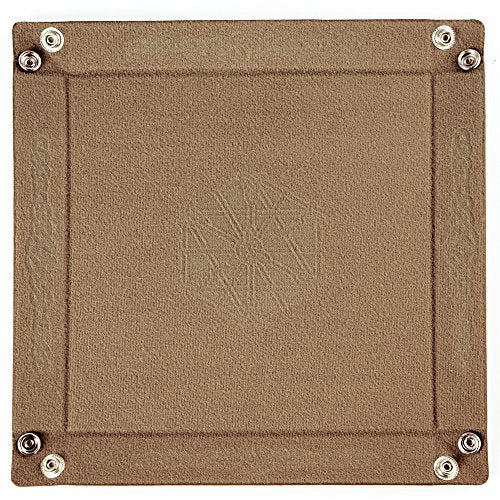 BBG Deluxe Portable Folding 9 Inch Leather Dice Tray - Great for Most Fantasy Games!