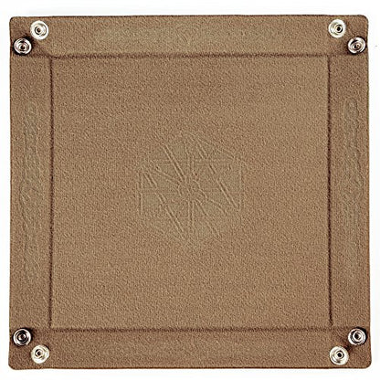 BBG Deluxe Portable Folding 9 Inch Leather Dice Tray - Great for Most Fantasy Games!