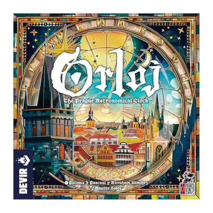 Devir - Orloj: The Prague Astronomical Clock Board Game, Heavy Strategy Game for Experts & Adults, Ages 14+, 1-4 Players, 120 Playtime, (English Version)