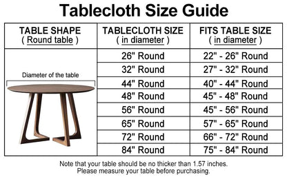 LIBERECOO Large Round Clear Fitted Vinyl Tablecloth Up to 72 Inch Diameter Tables - Heavy Duty Elasticized Table Cover Elastic Edged Plastic Table Cloth Protector - size: 72" (Round)