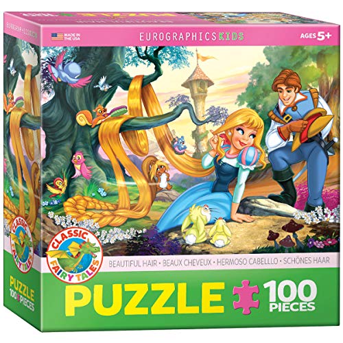 EuroGraphics Beautiful Hair Jigsaw Puzzle (100-Piece) - size: 100 Piece Puzzle, style: EuroGraphics Beautiful Hair Jigsaw Puzzle (100-Piece)