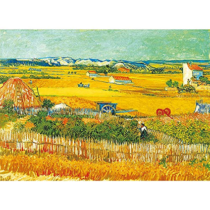 MaxRenard Game 1000 Pieces Jigsaw Puzzle Fine Art Collection Toy Bumper Harves by Vincent Willem Van Gogh - color: A039