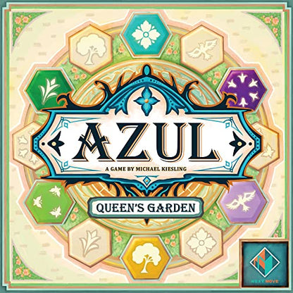 Asmodee Azul Queen's Garden Board Game - Create a Royal Paradise, Mosaic Tile Placement Strategy Game for Kids & Adults, Ages 10+, 2-4 Players, 45-60 Minute Playtime | Create a Royal Paradise, Mosaic Tile Placement Strategy Game for Kids & Adults, Ages 10