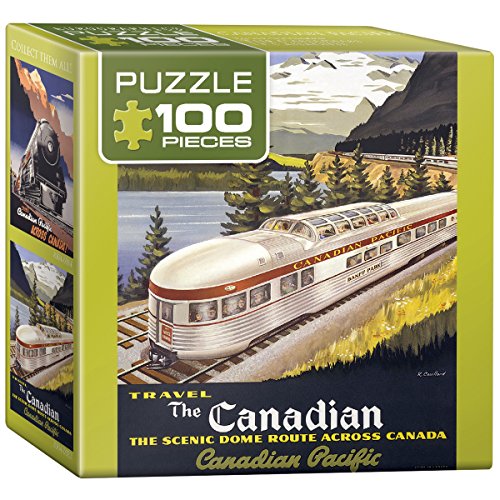 EuroGraphics Canadian Pacific - The Canadian Mini Puzzle (100-Piece) - size: 100 Piece Puzzle, style: EuroGraphics Canadian Pacific - The Canadian Mini Puzzle (100-Piece)