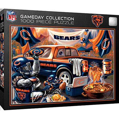 MasterPieces - 1000 Piece Jigsaw Puzzle, NFL Chicago Bears, Fun for Adults and Family, Non-Glare Finish, 19.25"x26.75" - style: Chicago Bears