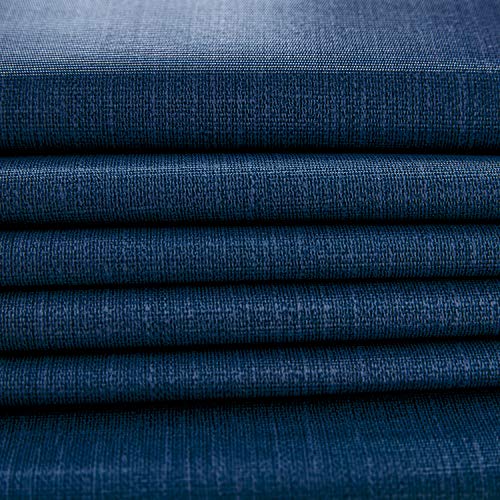 NLMUVW 48 Inch Square Vinyl Tablecloth, Navy Blue PVC Table Cloth Waterproof Wipe Clean Heavy Duty Table Cover for Kitchen Dining Picnic, 48 x 48 inch - color: Navy, size: 48" x 48" (Square)