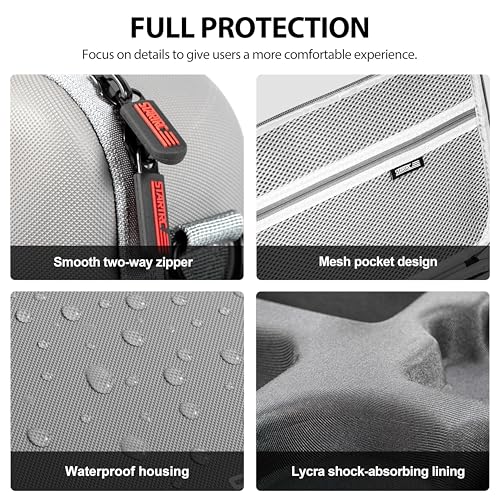 STARTRC Carrying Case for DJI Neo Portable PU Storage Protective Bag for DJI Neo Fly More Combo Accessories, Compatible with RC-N3/N2 Remote Controller, Neo Intelligent Flight Battery, Charging Hub