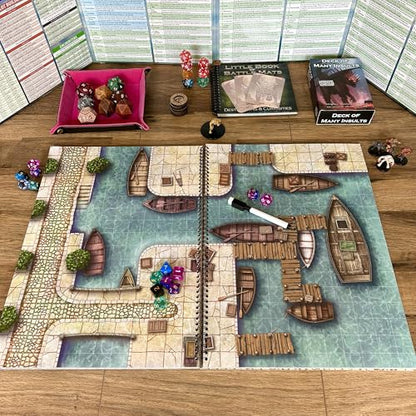 Giant Book of Battle Mats - Streets, Sewers & Cemeteries