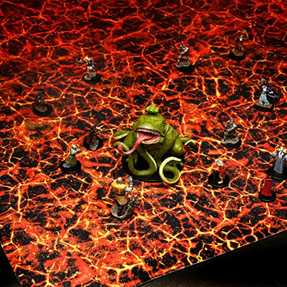 Warlock Tiles: Game Mat – Magma Chamber - style: Magma Chamber