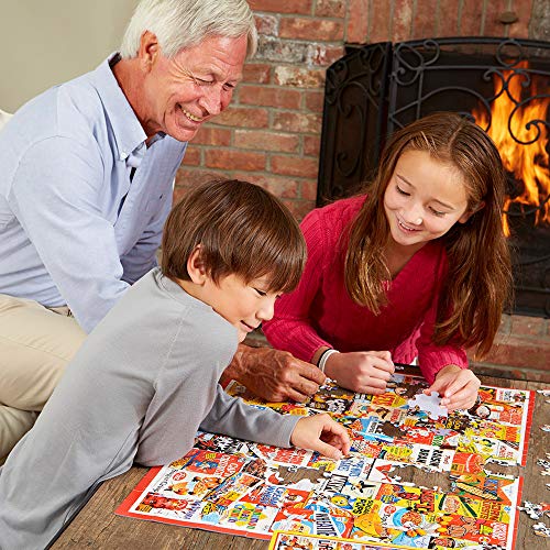 White Mountain Puzzles Boston Waterfront - 1000 Piece Jigsaw Puzzle | Large Pieces, Gift for Adults and Family, 24"x30" in