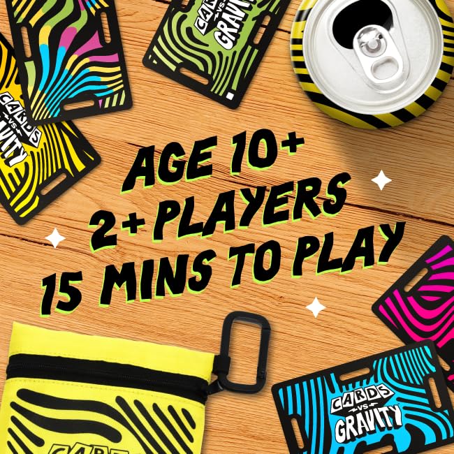 Big Potato Cards vs Gravity: Ultimate Stacking & Balancing Card Game | Waterproof Board Game for Family Fun, Holidays & Game Nights | 2-4 Players - style: Original Version