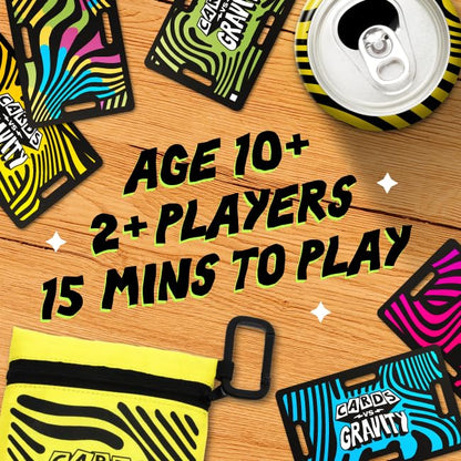 Big Potato Cards vs Gravity: Ultimate Stacking & Balancing Card Game | Waterproof Board Game for Family Fun, Holidays & Game Nights | 2-4 Players - style: Original Version