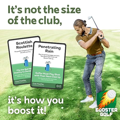 On-Course Golf Game - 100 Interactive Playable Cards - Perfect Golf Gift for Any Golfer - Ridiculous Multiplayer Game - 1-4 Players - All Skill Levels
