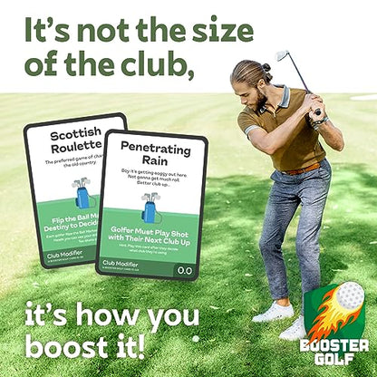 On-Course Golf Game - 100 Interactive Playable Cards - Perfect Golf Gift for Any Golfer - Ridiculous Multiplayer Game - 1-4 Players - All Skill Levels