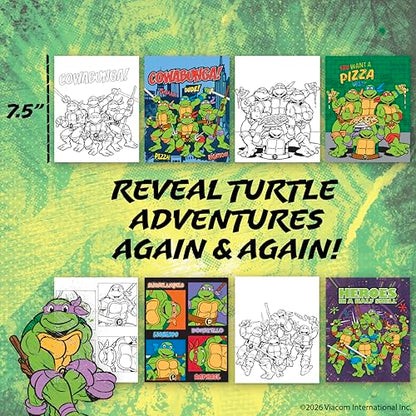 Teenage Mutant Ninja Turtles® Aqua Art, Great Kids Ninja Turtles Toys, TMNT Mess Free Coloring for Toddlers Paint with Water Books for Kids, Toddler Car Activities & Travel Toys, Water Painting Book - style: Teenage Mutant Ninja Turtles