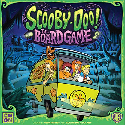 CMON Scooby-Doo! The Board Game - Cooperative Mystery Game Based on The Hit TV Series, Family Fun for Kids & Adults, Ages 10+,1-5 Players, 30 Minute Playtime