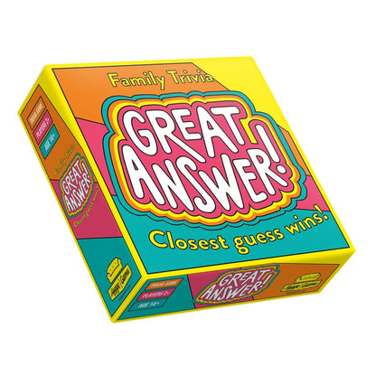 Hygge Games Great Answer! Fun Family Trivia Game | Closest Guess Wins