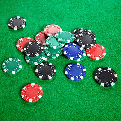Poker Chip Set - 200PCS Poker Chips with Aluminum Case, 11.5 Gram Chips for Texas Holdem Blackjack - style: 200pcs