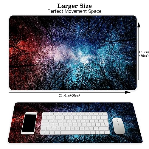 MTG Playmat Forest, TCG Game Play Mat for MTG Landscape Trading Card Smooth Cloth Surface Mousepad Battle Game 23.6X 13.7 inches - color: Mtg Playmat 1