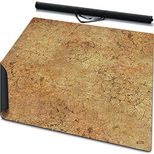 Warzone Studio 3’ x 3’ Double-Sided Rubber Battle Mat: Saraha + Zolotograd + Bag