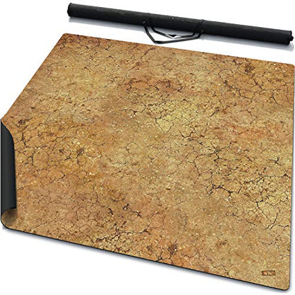 Warzone Studio 3’ x 3’ Double-Sided Rubber Battle Mat: Saraha + Zolotograd + Bag