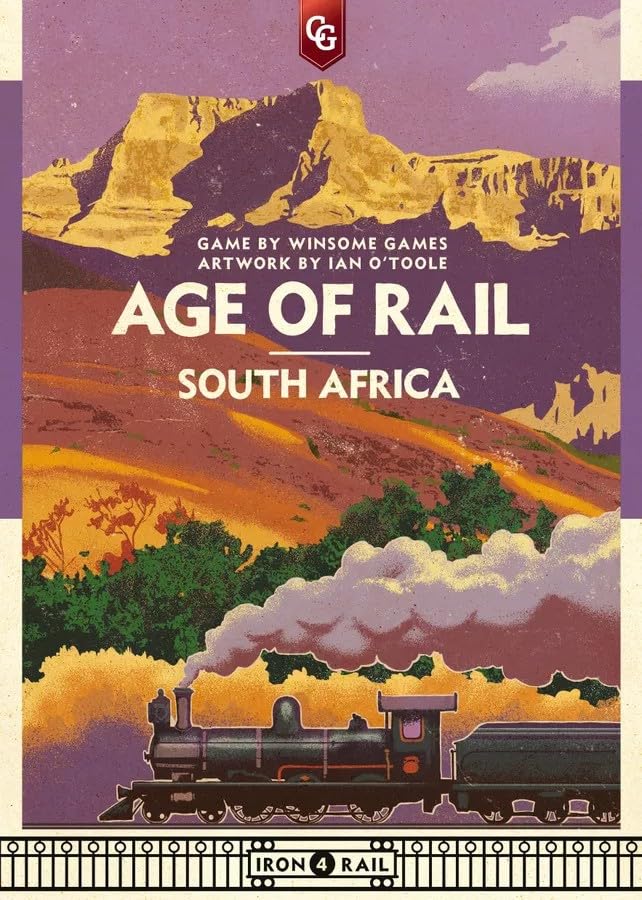 Capstone Games Age of Rail: South Africa Strategy Board Game | Railroad Strategy Board Game with Economic and Resource Management | 60 Minute Play Time, 3–6 Players, Ages 14+ - color: Age of Rail: South Africa