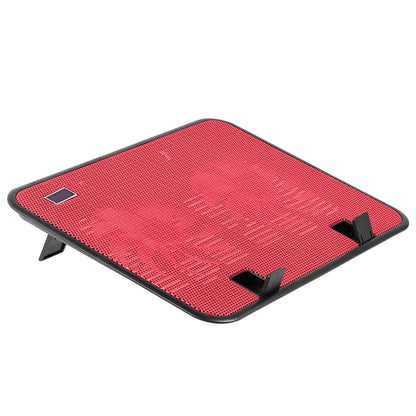 TEHAUX Laptop Cooling Pad 14 Inch – Dual Quiet USB Fans for Efficient Heat Dissipation & Ergonomic Adjustable Stand – for Office, Travel, Bed & Gaming Laptops