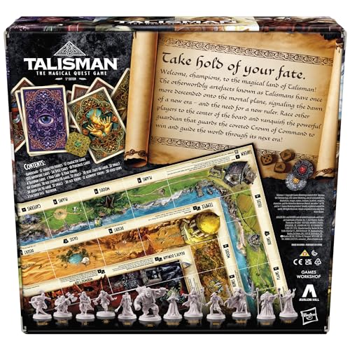 Avalon Hill Talisman: The Magical Quest Board Game, 5th Edition | Fantasy Tabletop Adventure Games | Ages 12 and Up | 2 to 6 Players | Roleplaying Strategy Games - style: Talisman