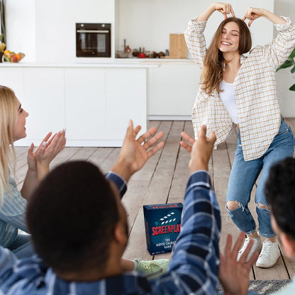 Outset Media Screenplay: The Movie Charades Game - The Ultimate Team Party Game that Makes Stars Out of Everyone! Contains Over 1000 charades