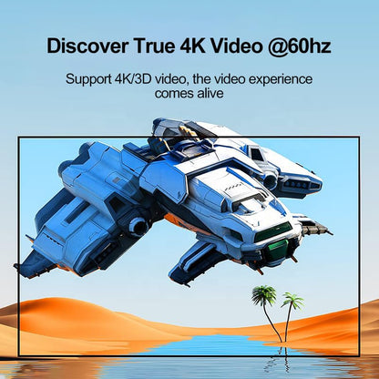 HDMI Switch 4k@60hz, BD&M Bidirectional HDMI Switcher 2 in 1 Out, Manual HDMI Hub Supports HD Compatible with Laptop PC Xbox PS5/4/3 Blu-Ray Player Fire Stick Roku and More