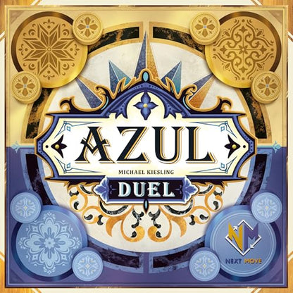 Asmodee Azul Duel Board Game - Competitive Head-to-Head Tile-Placement Strategy Game, Stunning Mosaic Art and Quick Gameplay for Kids & Adults, Ages 8+, 2 Players, 30-45 Minute Playtime | Competitive Head-to-Head Tile-Placement Strategy Game, Stunning Mos