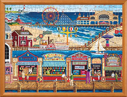 MasterPieces 400 Piece Jigsaw Puzzle For Adults, Family, Or Youth - Ocean Park - 18"x24" | 400 Pieces, Family-Friendly Piece Count and Difficulty - style: Ocean Park