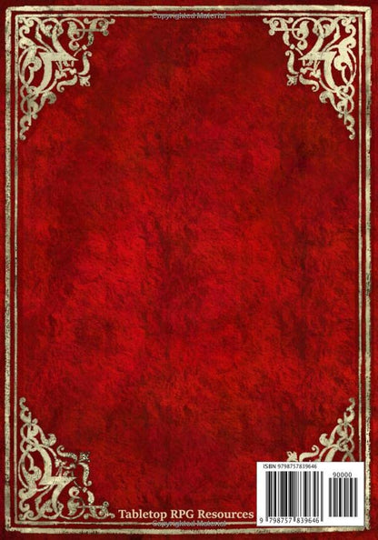 The RPG Character Journal: Keep track of and log your fantasy TTRPG characters thoughts, memories, and desires throughout the campaign. (Tabletop RPG Character Journals)