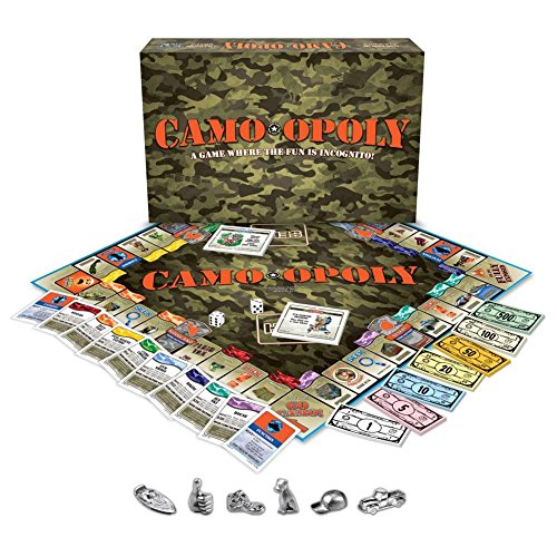 Late for the Sky Camo-opoly Board Game