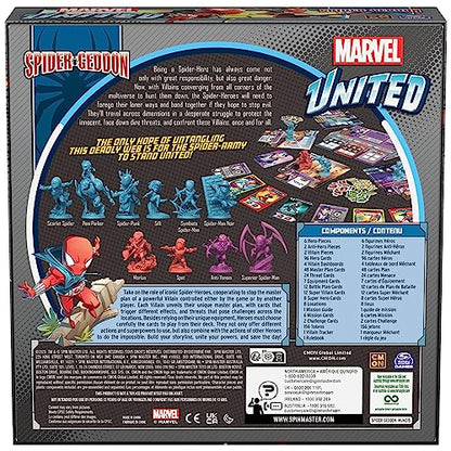 Spin Master Games Marvel United: Spider-Geddon Party Game for Comic Fans - color: Multi