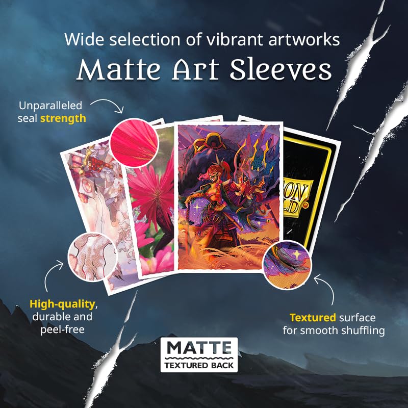 Dragon Shield | Grand Archive Matte Art Sleeves | 100 CT - Smooth & Tough Premium TCG Sleeves | Compatible with Pokemon, One Piece & Magic the Gathering | Raziel, Archangel of Libra - color: Raziel, Archangel of Libra