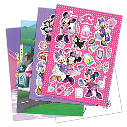 Disney Minnie Mouse Create-A-Scene Sticker Activity Book Bendon 45679