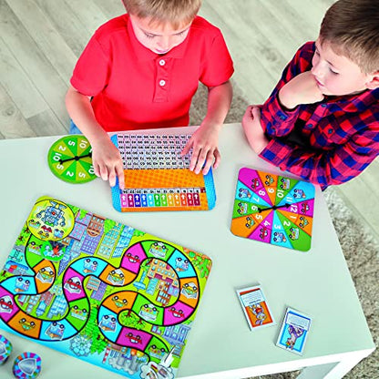 Orchard Toys Moose Games Times Tables Heroes. an exciting Multiplication Game, Superhero Play. for Ages 6-9 and for 2-4 Players - style: Times Table Heroes