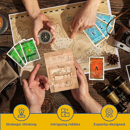Exit: The Pharaoh's Tomb | Exit: The Game - A Kosmos Game | Kennerspiel Des Jahres Winner | Family-Friendly, Card-Based At-Home Escape Room Experience for 1 to 4 Players, Ages 12+
