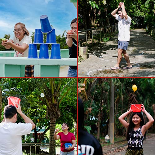 Funwares Original 272 Outdoor Minute of Fun Games - Minute to Win It Family Party & Travel for Kids & Adults, 2-12 Players! Ready to Play Right Out of the Box!