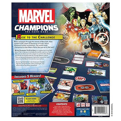 Asmodee Marvel Champions The Card Game (Core Set) - Cooperative Superhero Strategy Game for Kids and Adults, Ages 14+, 1-4 Players, 45-90 Minute Playtime