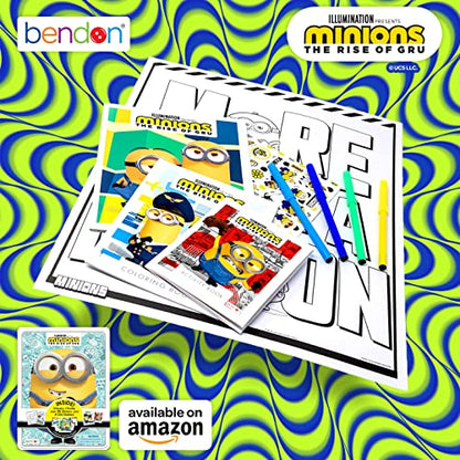 Minions Rise of Gru Despicable Me Activity Tin with Coloring Book, Stickers, Markers, and Poster AS47657