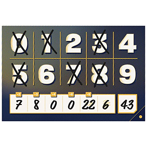 The Number Party Game - Fast-Paced Number Strategy Game, Fun Family Game for Kids & Adults, Ages 8+, 3-5 Players, 15 Minute Playtime, Made by Repos Production